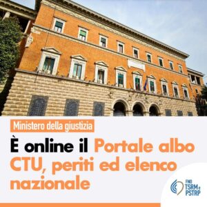 Portale albo CTU, periti ed elenco nazionale