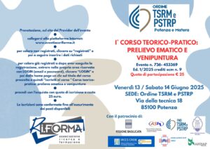 I^ CORSO TEORICO-PRATICO DI VENIPUNTURA